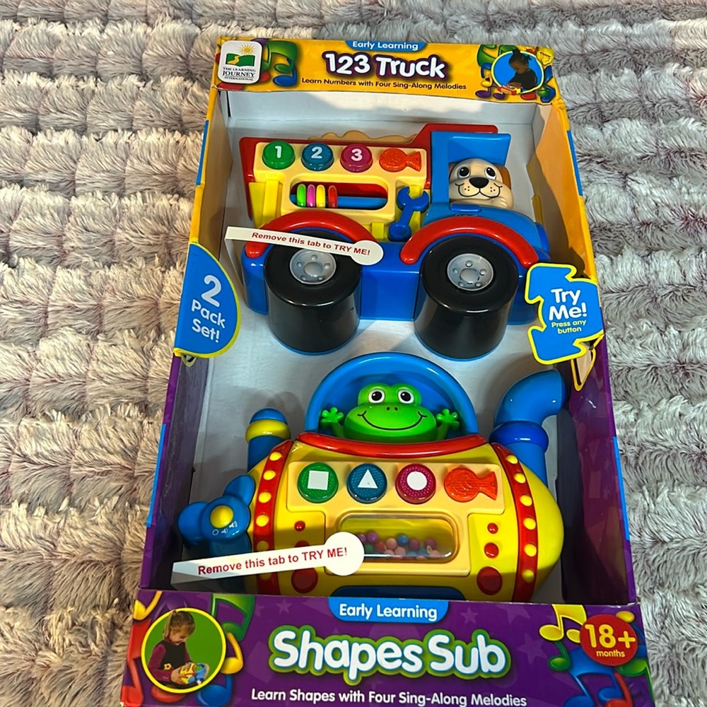 Early learn 123 truck & shapes sub